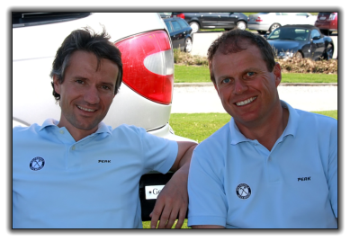 Alex Müller und Ralph Webersinke, Golfstore Salzburg Rif